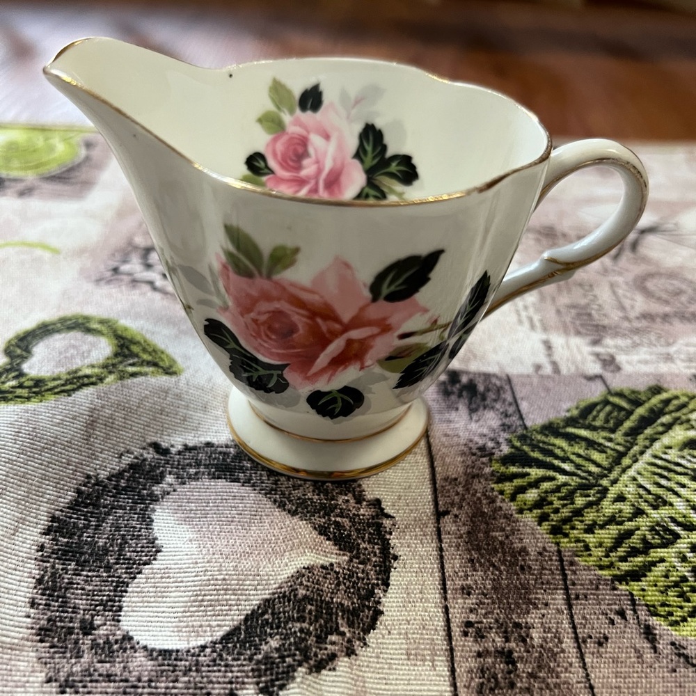 Windsor Bone China Floral Creamer